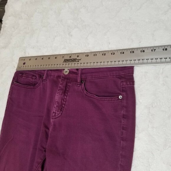 Urban Outfitters BGD Womens Mid-Rise Skinny Ankle Jeans Size 28W 30L Purple - Picture 3 of 8